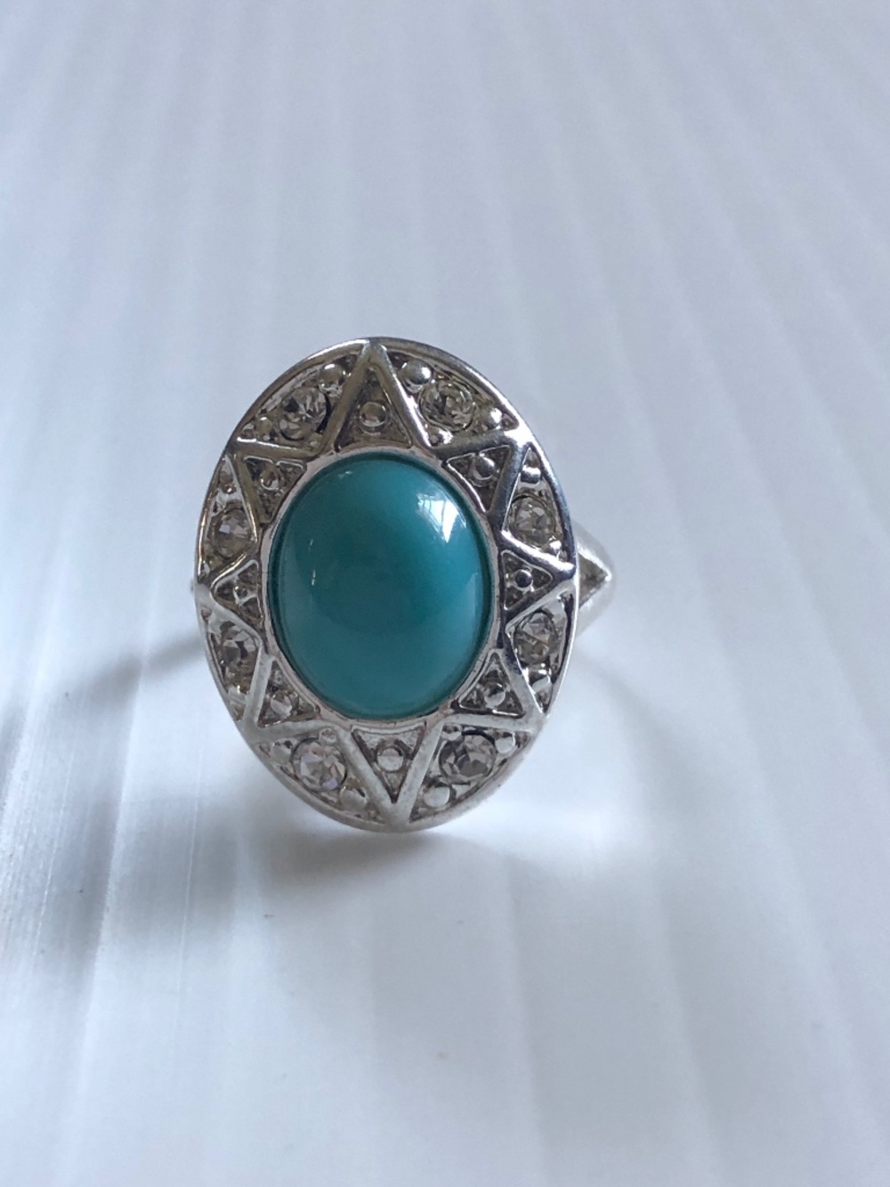 Vintage Avon Turquoise sleeping Beauty ring